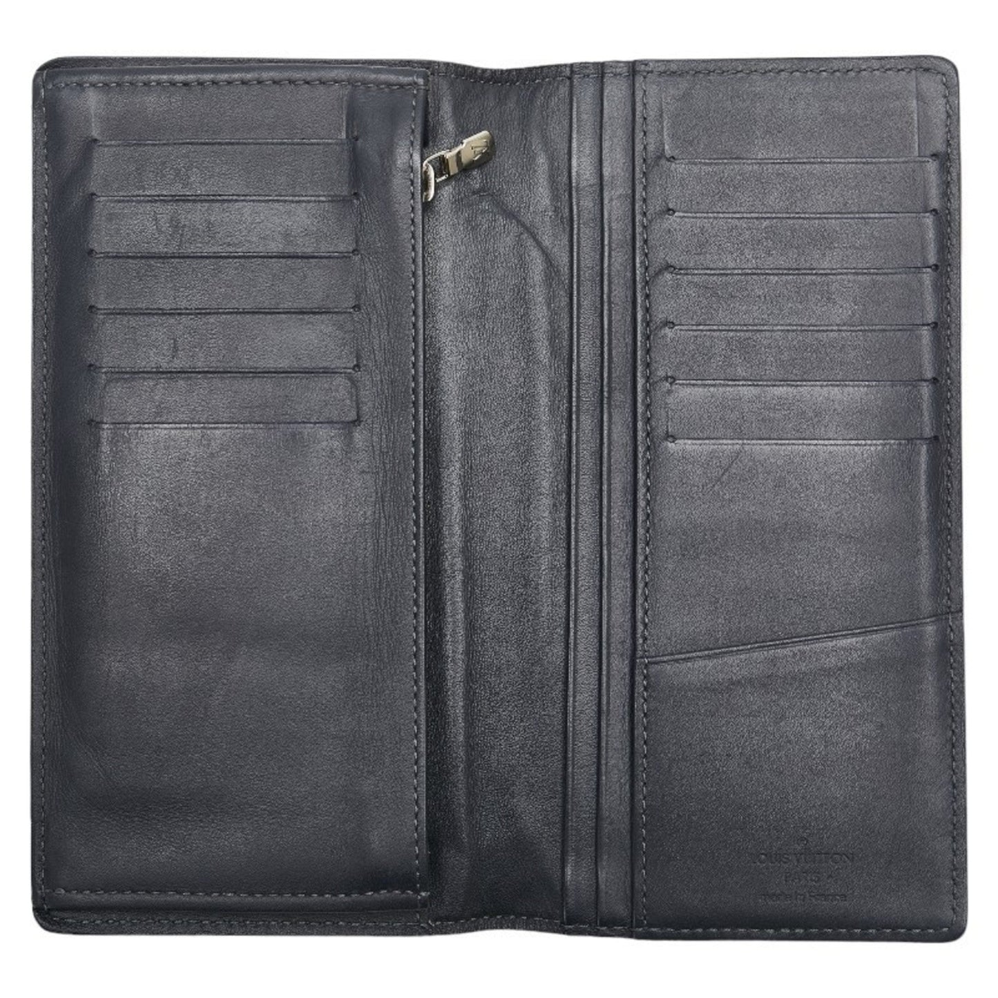 Louis Vuitton Nomad  Noir Leather Long Wallet (Bi-Fold)