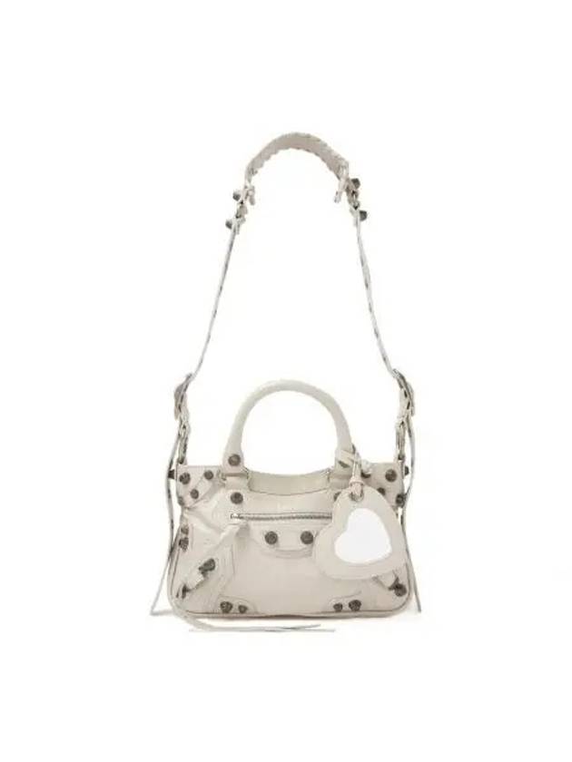 Luxury Balenciaga  Neo Cagole Small Tote Bag Ivory