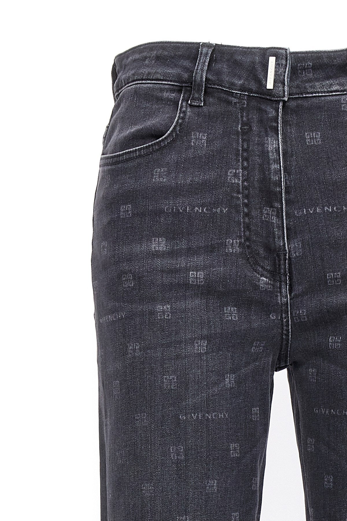 Givenchy Women Logo Print Jeans