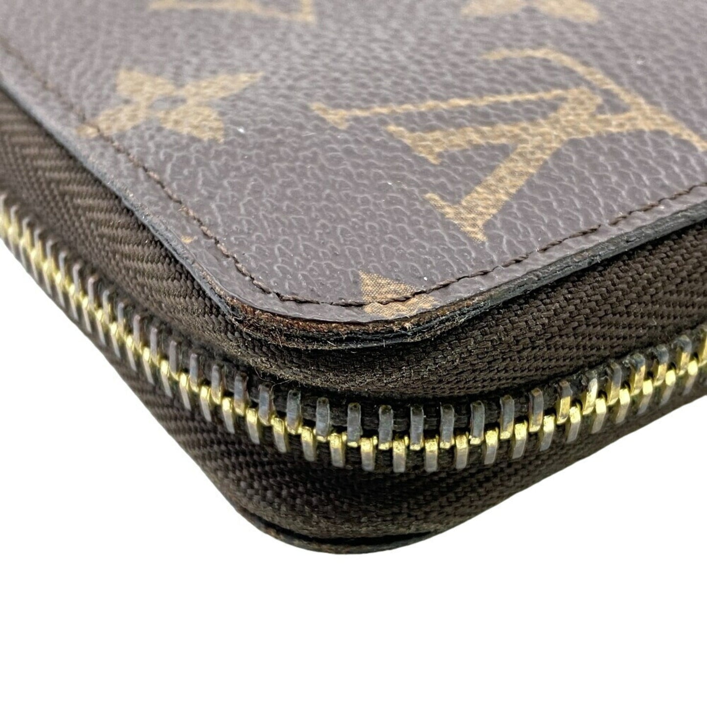 Louis Vuitton Monogram  Leather Long Wallet (Bi-Fold)