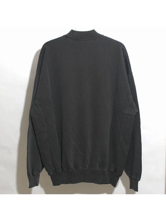 Luxury Balenciaga  This Not Logo Cotton Sweatshirt Black