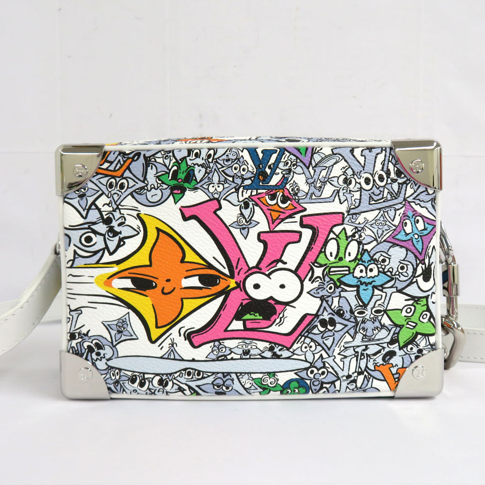 Louis Vuitton M82008 Monogram Comic 2023 Supreme Summer  Collection Crossbody White Multicolor Chain Leather Mens