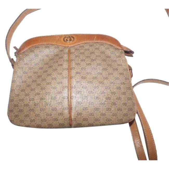 SALE! Gucci Brown Micro Guccissima Leather Crossbody w Compartments