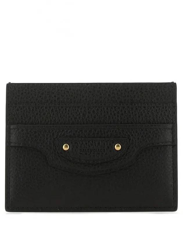 Luxury Balenciaga  Neo Classic Card Wallet Black