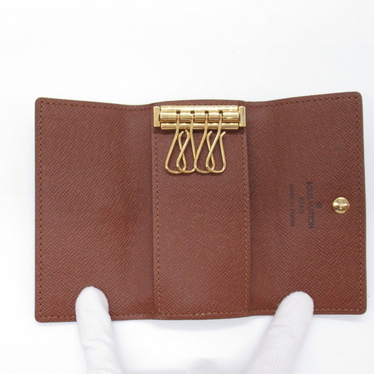 Louis Vuitton Multiple 4 Keycase Keycase Accessories PVC Coated Canvas Monogram   Brown M62631