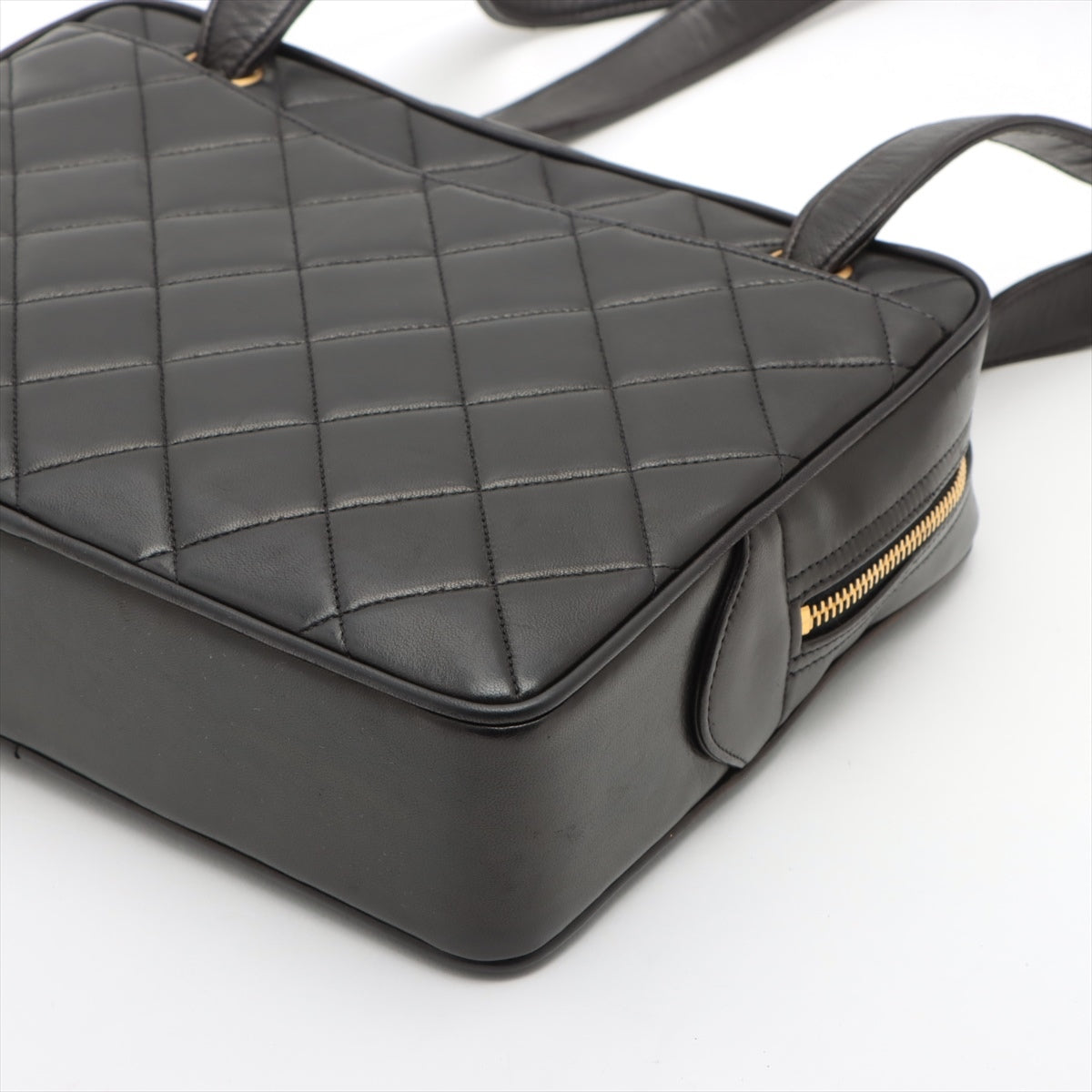 Chanel Lambskin  Shoulder Bag Black G  3rd