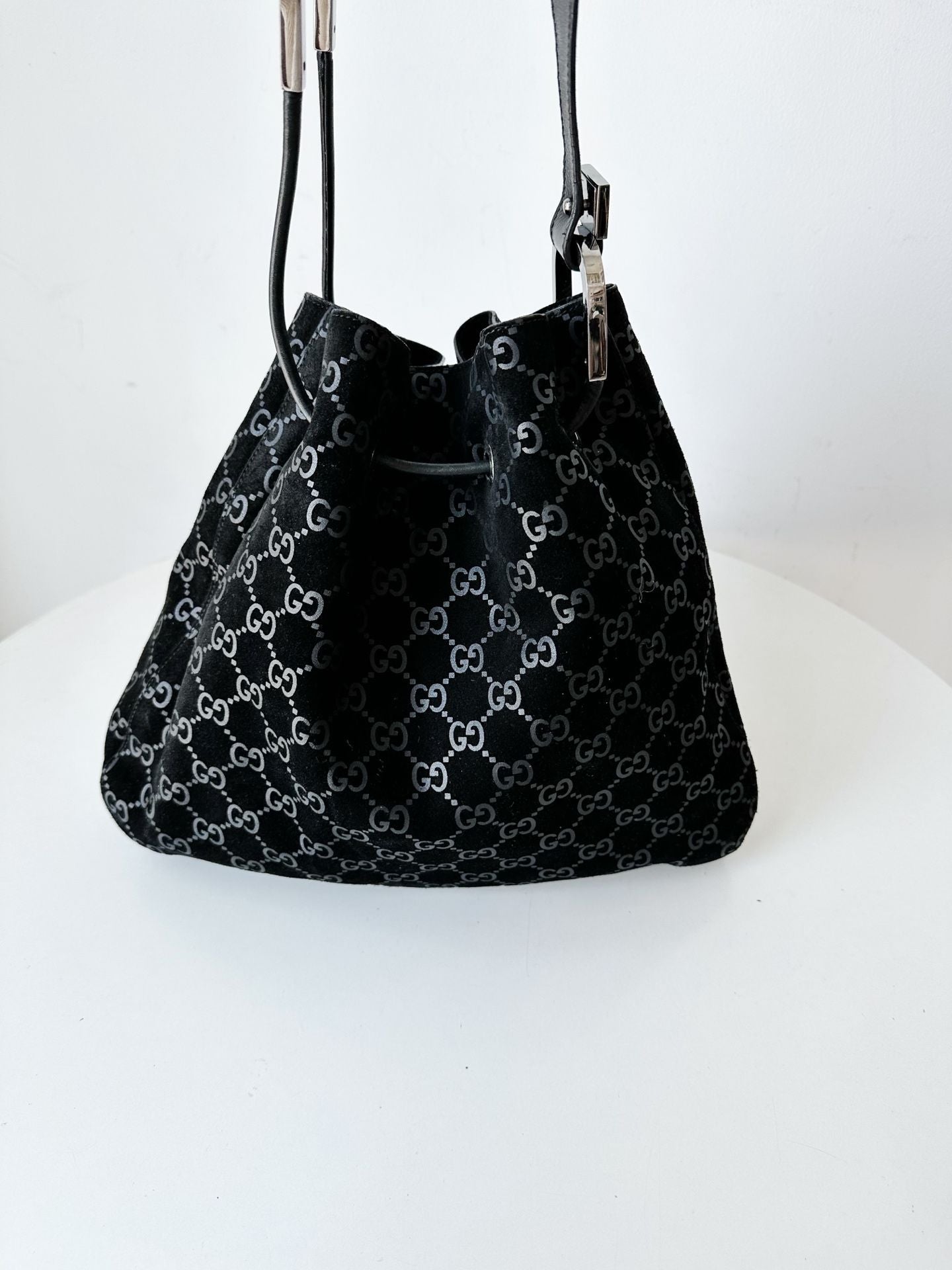 Gucci suede bag black **cm