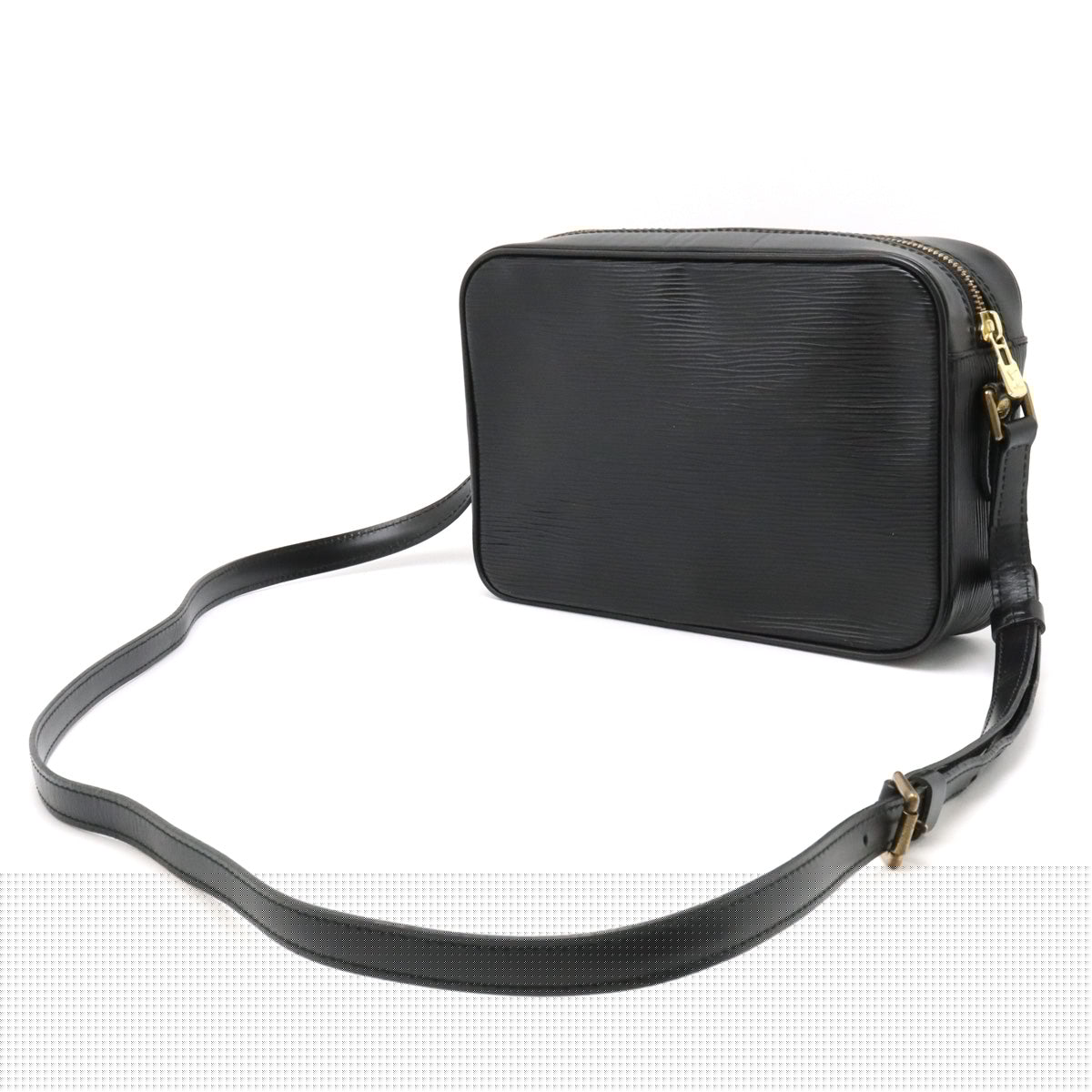 LOUIS VUITTON Louis Vuitton Epic Trocadero 24 Shoulder Bag Leather Noir Black Black Gold  M52312