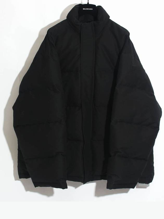 Luxury Balenciaga  Men's Boxy Puffer Padding Black