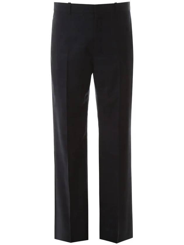 Luxury Balenciaga  Checked Straight Pants Navy