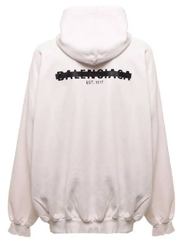 Luxury Balenciaga  Strike 1917 Overfit Hoodie White