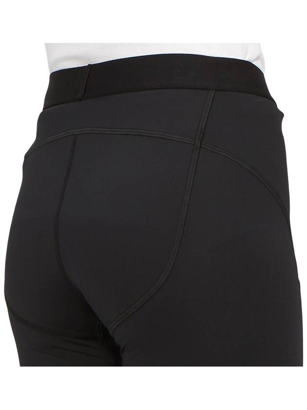 Luxury Balenciaga  Athletic Leggings Pans Black