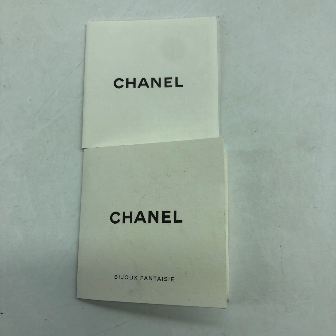 Chanel Double C Heart Pearl Earrings