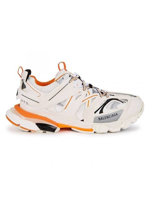 Luxury Balenciaga  Track Low Top Sneakers White Orange