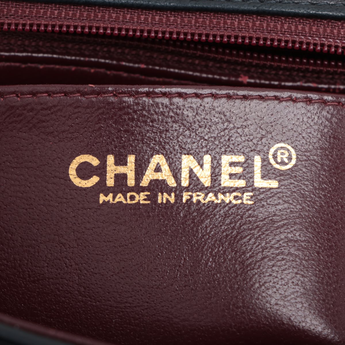Chanel Mini Matrasse  Single Flap Single Chain Bag Navy G  6th