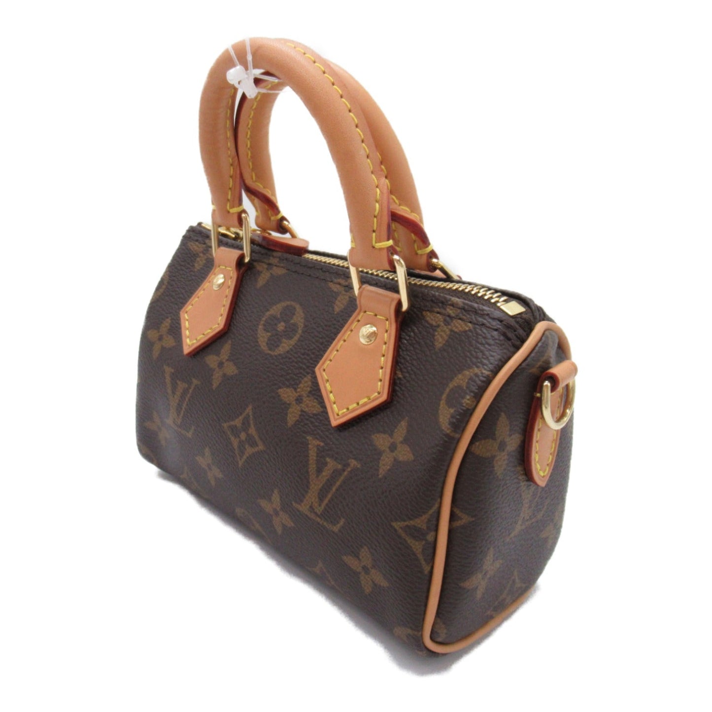 Louis Vuitton Nano Speedy Shoulder Bag 2w Shoulder Bag 2way Shoulder Bag PVC Coated Canvas Monogram  Brown M81085