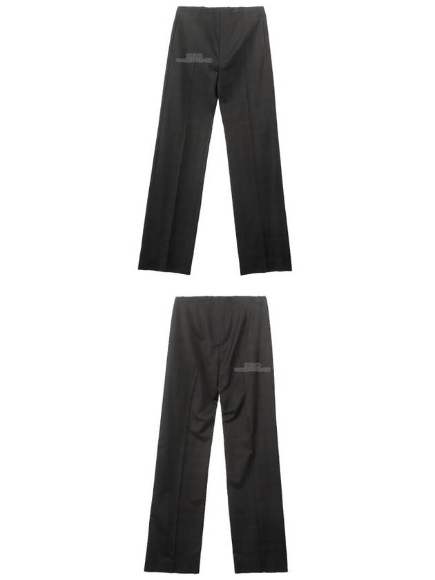Luxury Balenciaga  Checked Straight Pants Navy