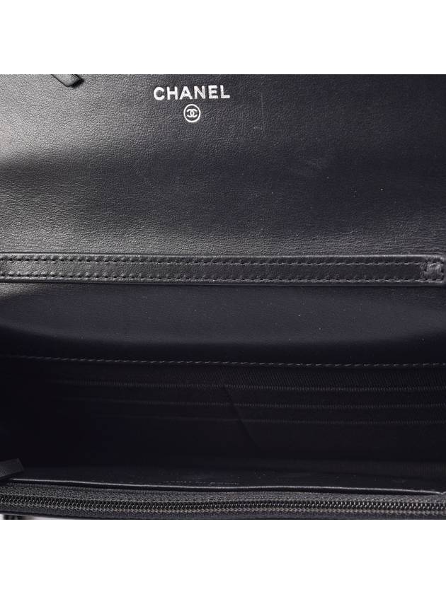 Women s new built in chip patent material WOC mini bag Chanel