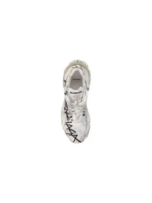 Luxury Balenciaga  Runner Graffiti Low Top Sneakers White