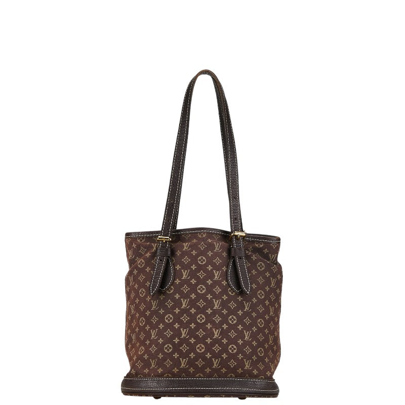 Louis Vuitton Monogram Mini Bucket PM Torch Bag M95226 Eve Brown Canvas Leather  Louis Vuitton