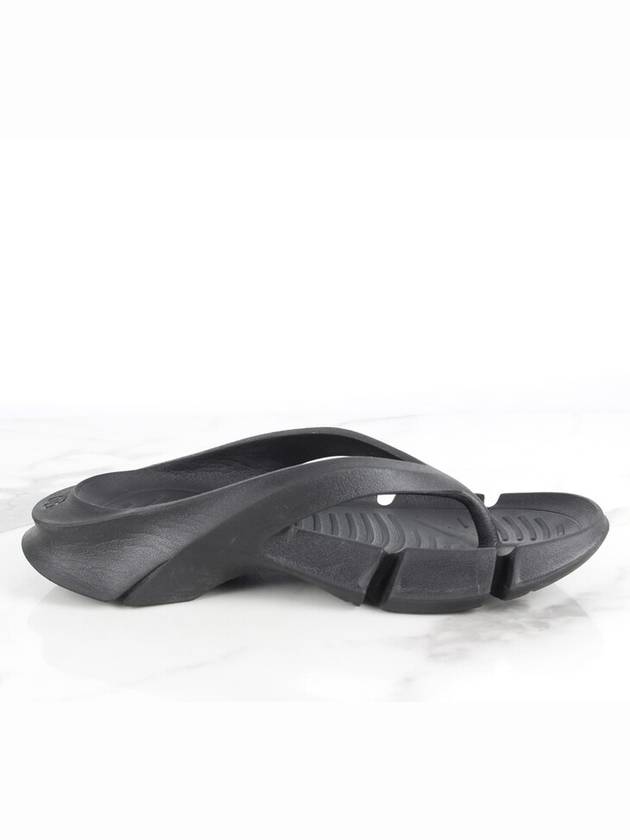 Luxury Balenciaga  Flip flop slippers black 36 230