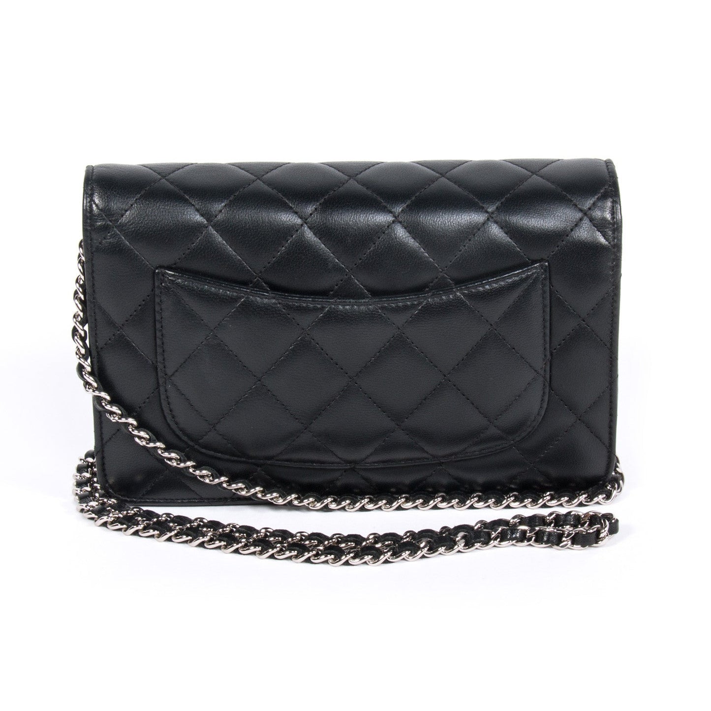 Chanel Quilted Chain Wallet