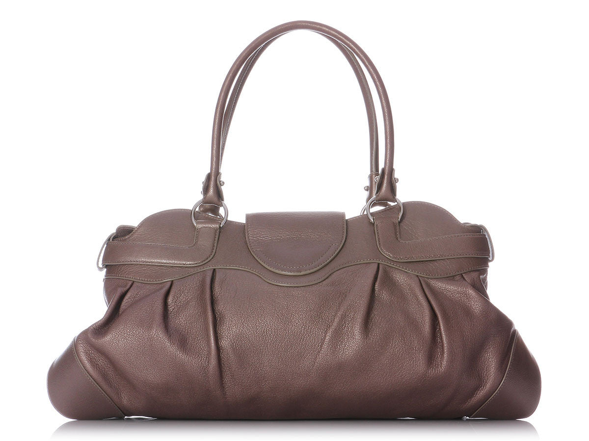 Ferragamo Bronze Metallic Marissa