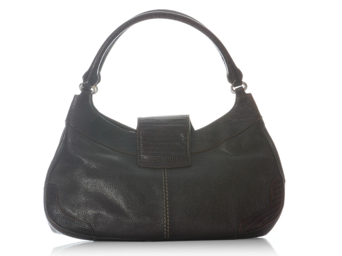 Tod's Brown Mascherina Shoulder Bag