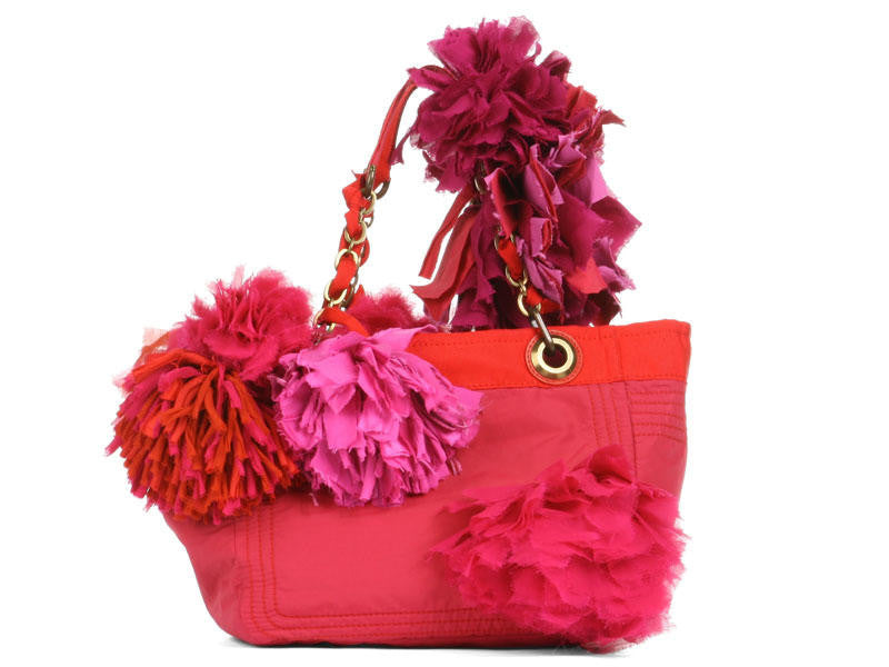 Lanvin Red Nylon Tote