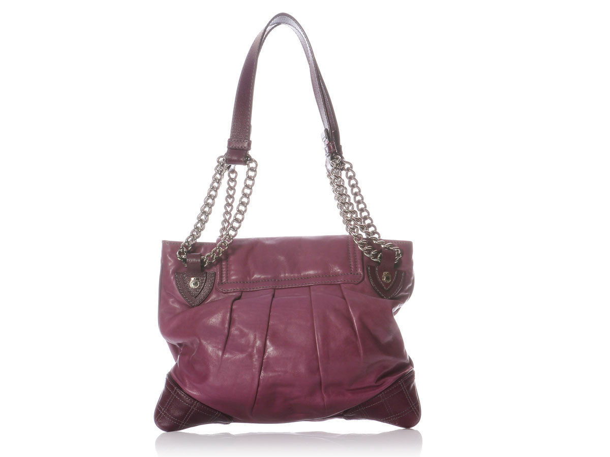 Marc Jacobs Purple Pleated Bag