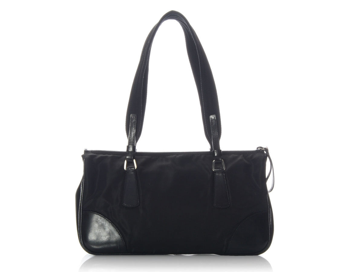 Prada Black Nylon Shoulder Bag