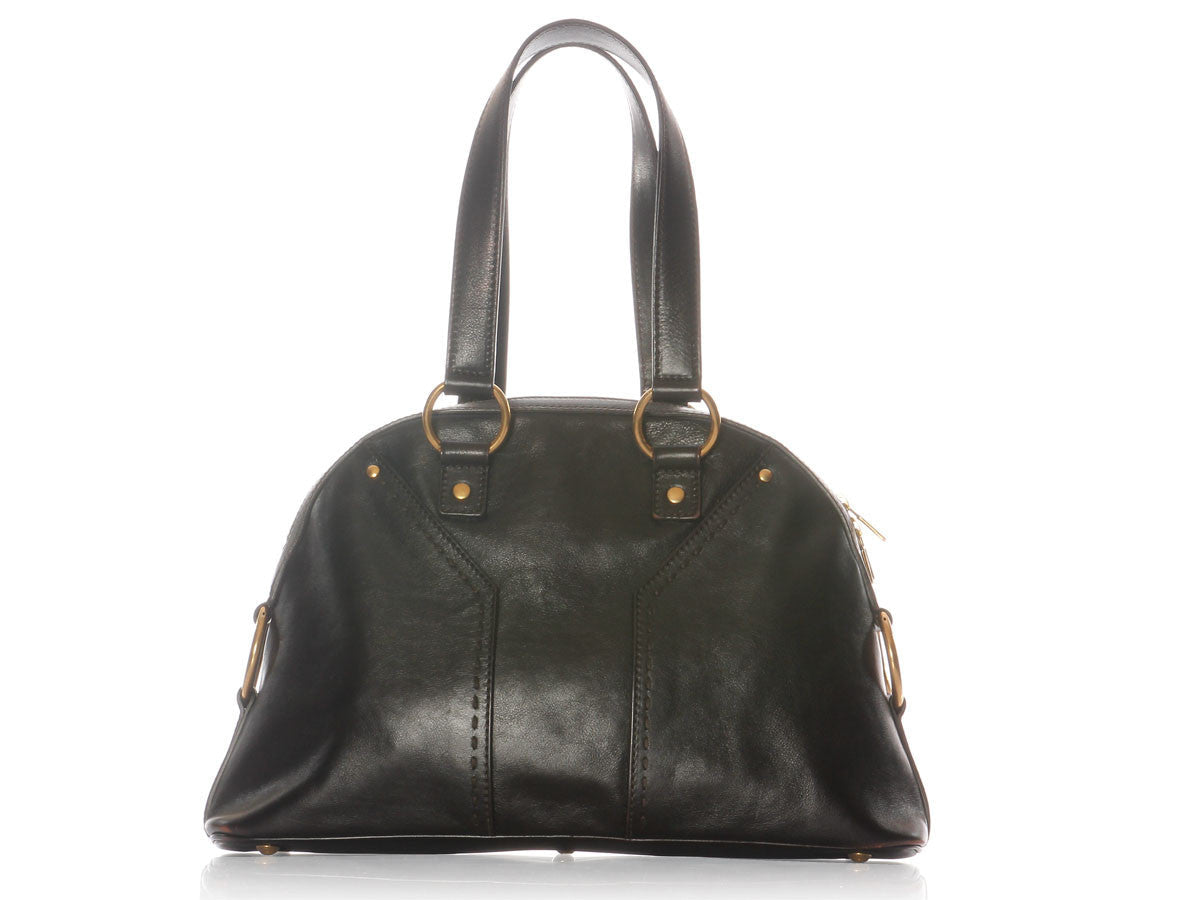 YSL Small Dark Brown Muse
