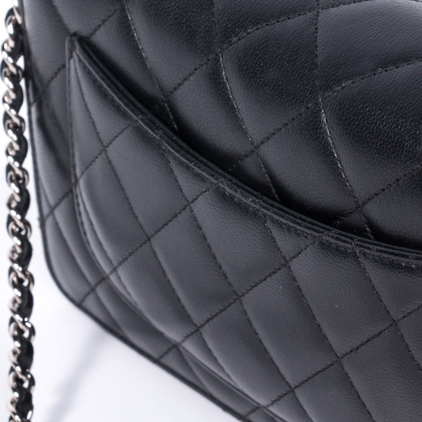 Chanel Quilted Chain Wallet