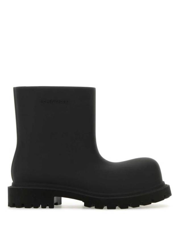 Luxury Balenciaga  Steroid Rain Boots Black