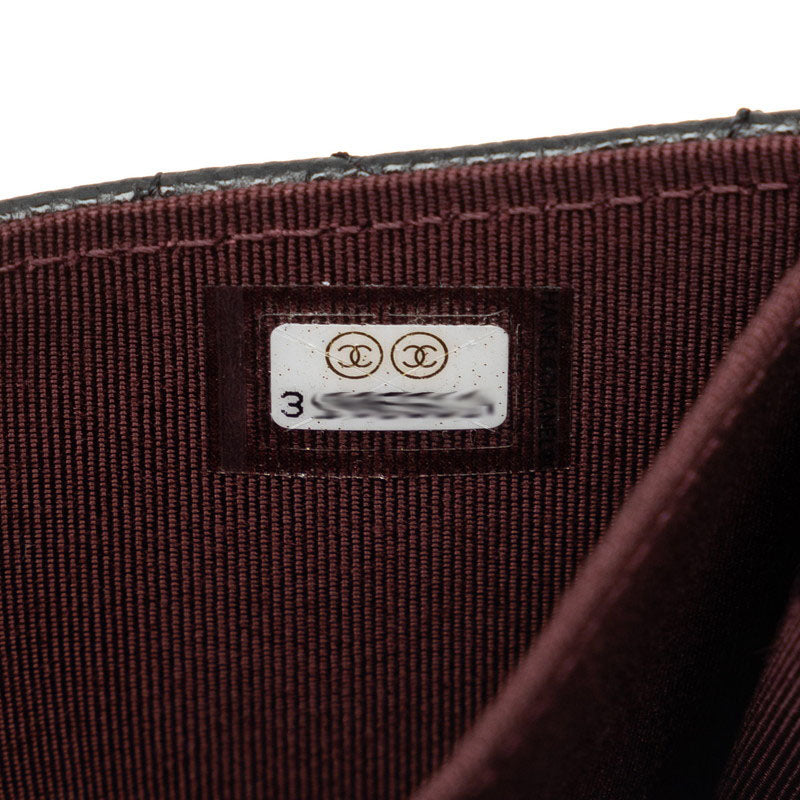 Chanel Matrases Coco Mini Chain Wallet Black G Caviar S  Chanel