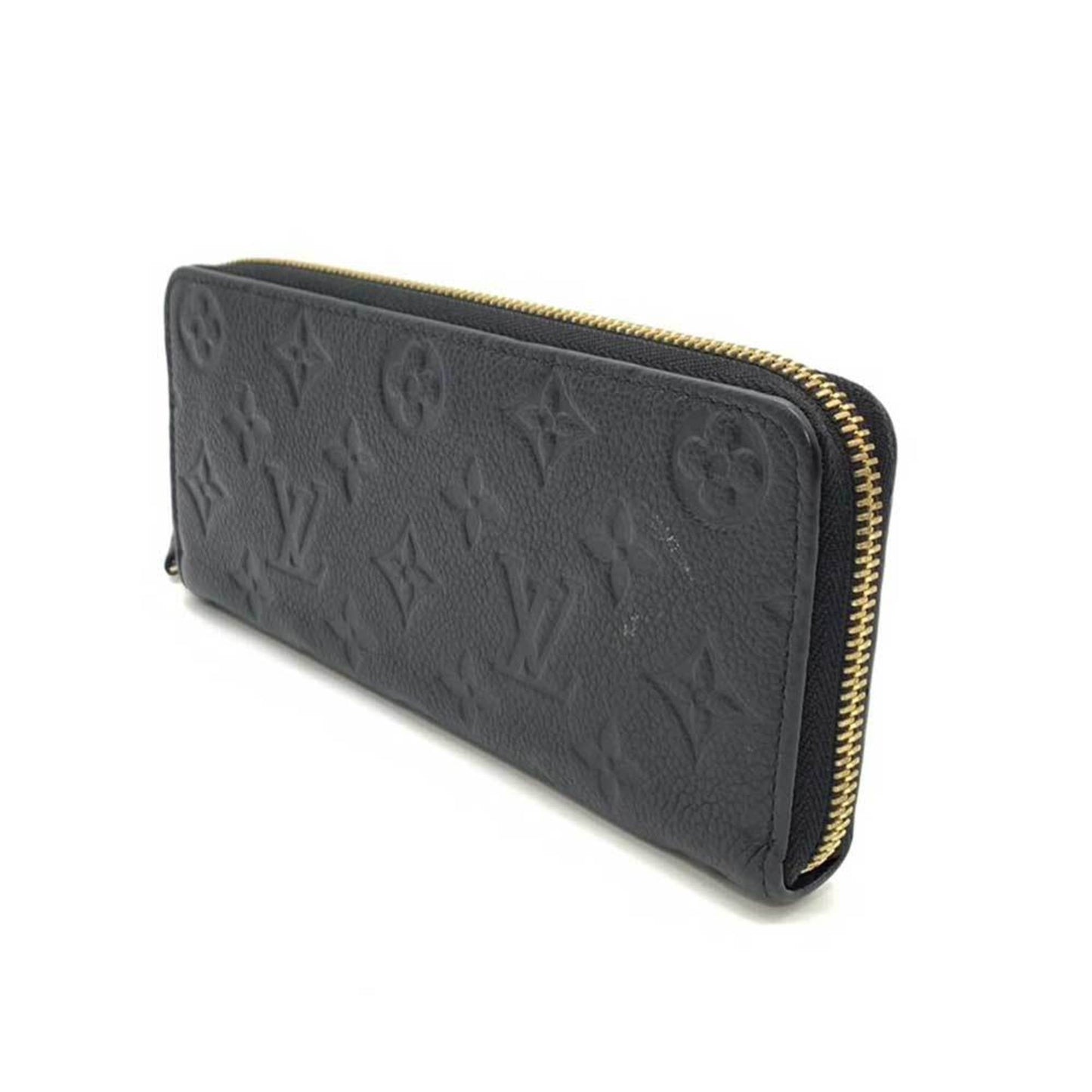 Louis Vuitton Monogram Empreinte  Noir Monogram Empreinte Long Wallet (Bi-Fold)
