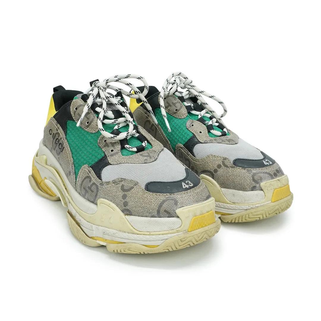 Balenciaga x Gucci 'Triple S' Sneakers - Men's 43