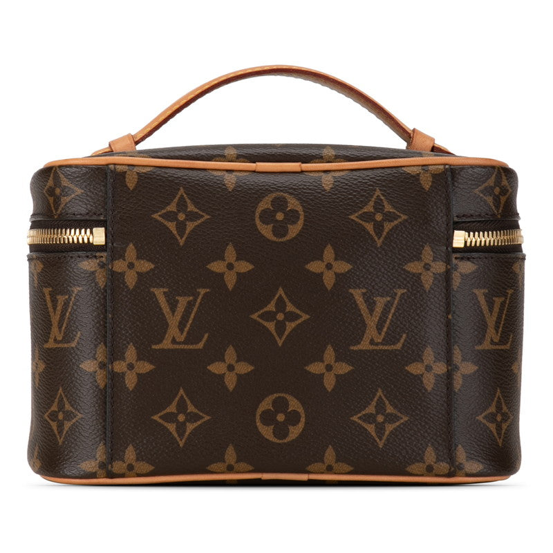 Louis Vuitton Monogram Nice Mini Vanity Bag M44495 Brown PVC Leather  Louis Vuitton