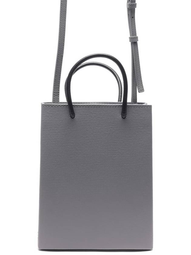 Luxury Balenciaga  Logo Top Handle Tote Bag Grey