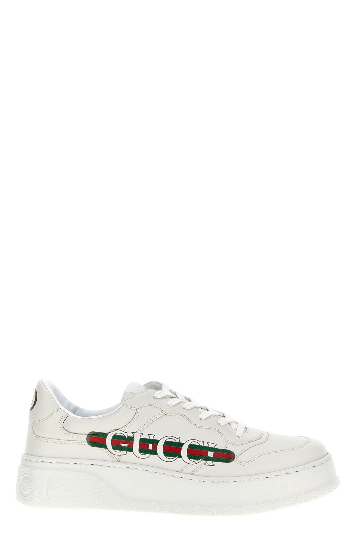Gucci Men Logo Print Sneakers