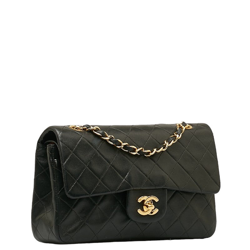 Chanel Matrace 23 Cocomark Double Flip Chain houlder Bag Black   Chanel