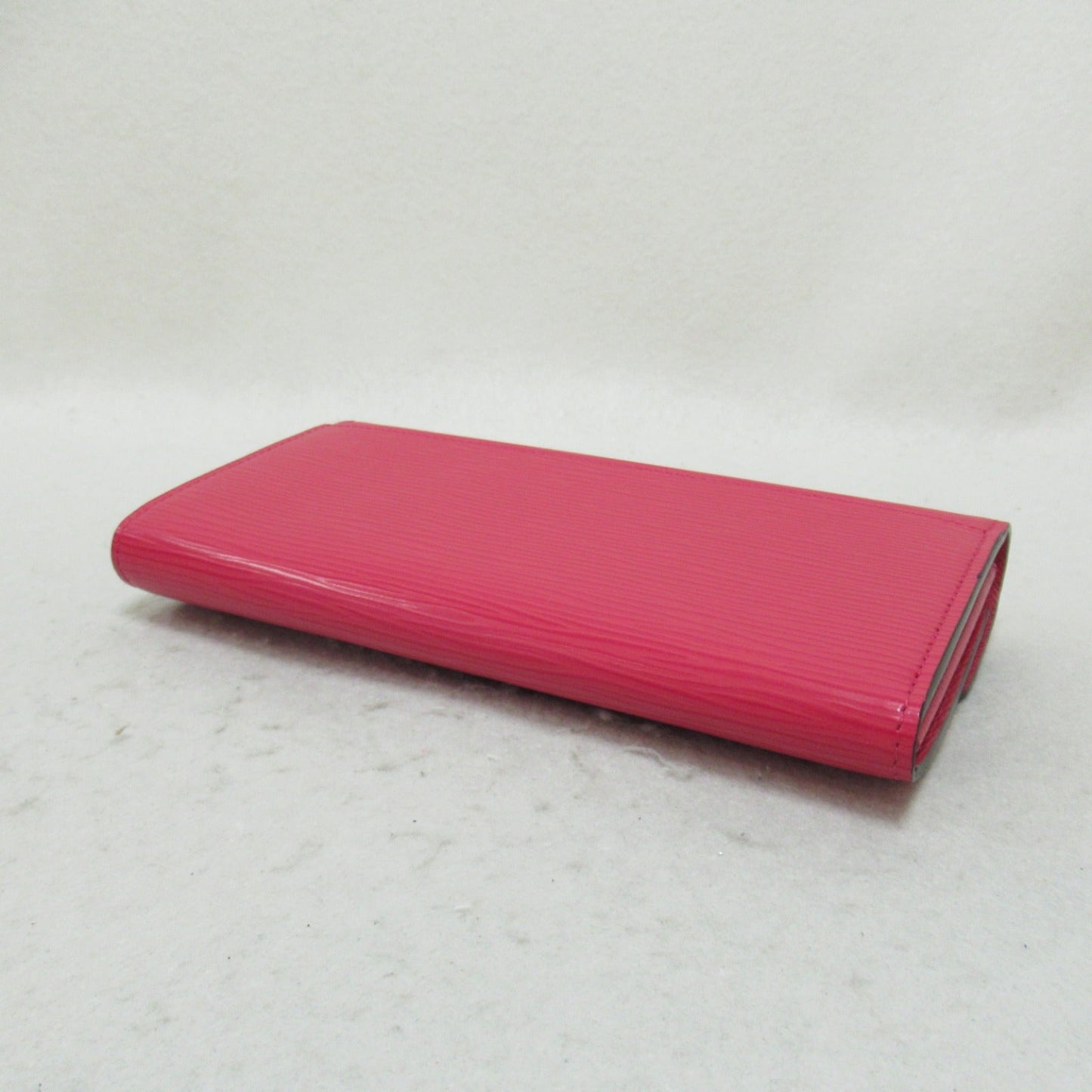 Louis Vuitton Portefolio Sarah Double Fable Wallet Double Foldable Wallet Leather Wallet Epi  Pink M62560