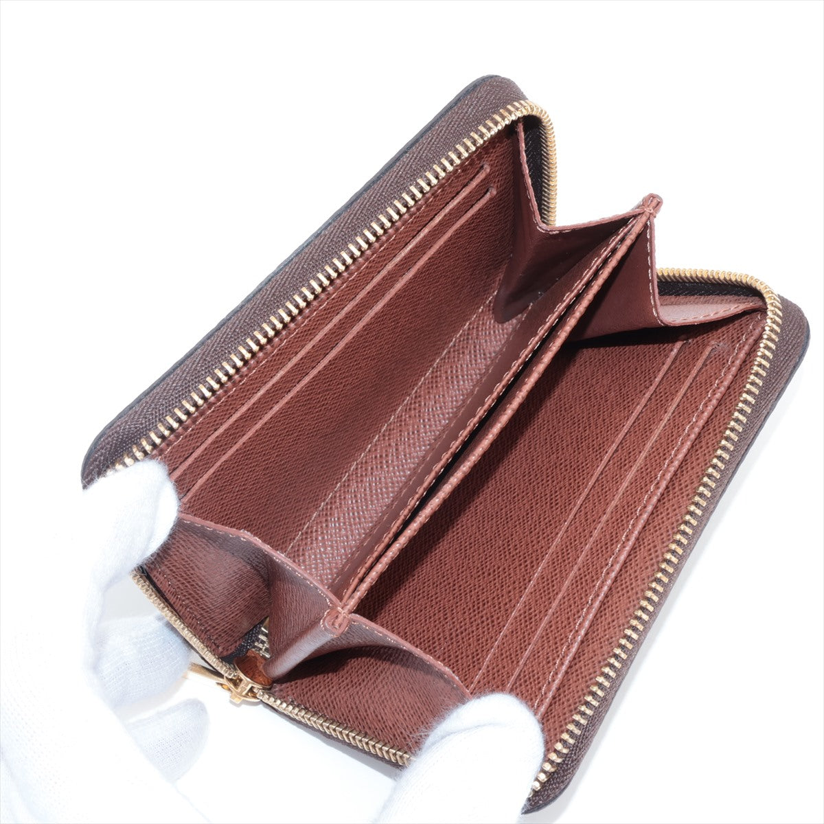 Louis Vuitton Monogram Zippy Coinpace M60067 Brown Coinpace