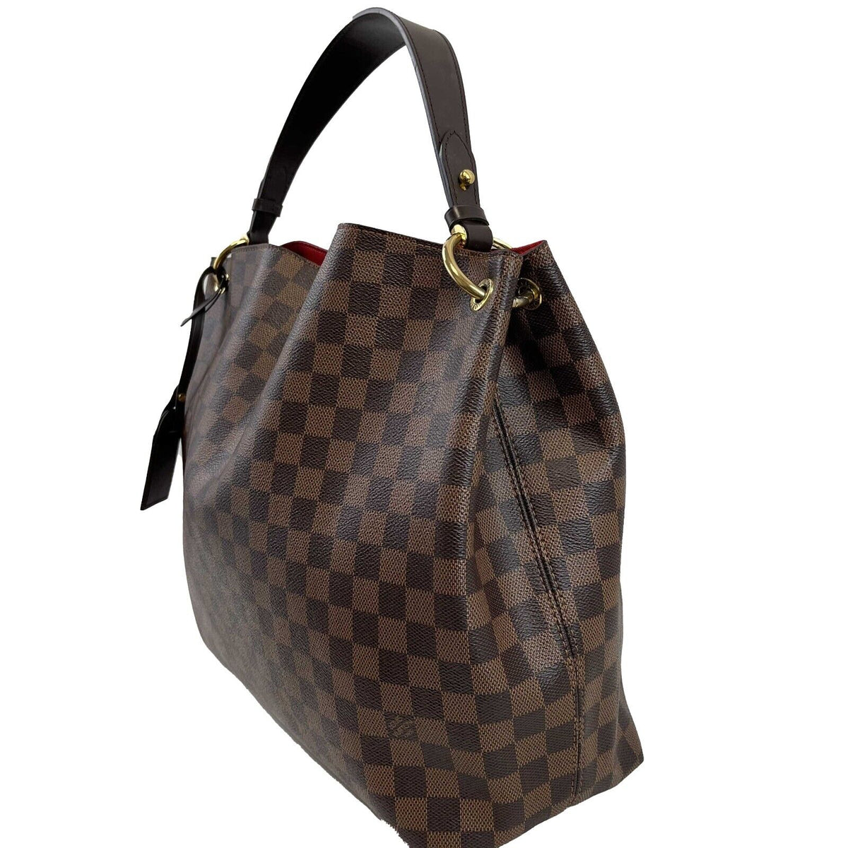 LOUIS VUITTON Very Good Graceful MM Damier Ebene Brown Handbag