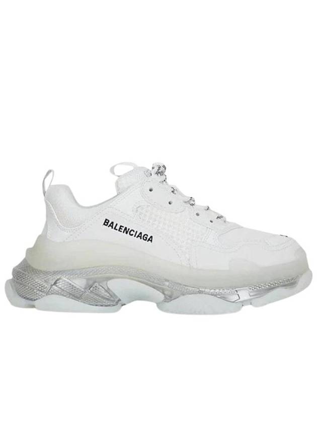 Luxury Balenciaga  Triple S Low Top Sneakers White Iridescent