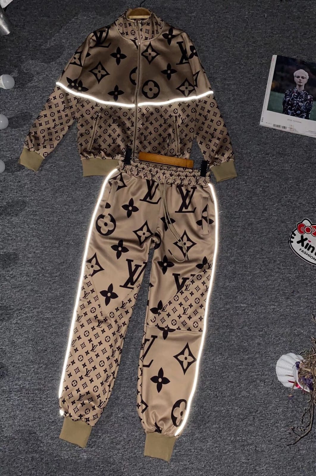 Louis Vuitton Tracksuit (reflective in the dark)