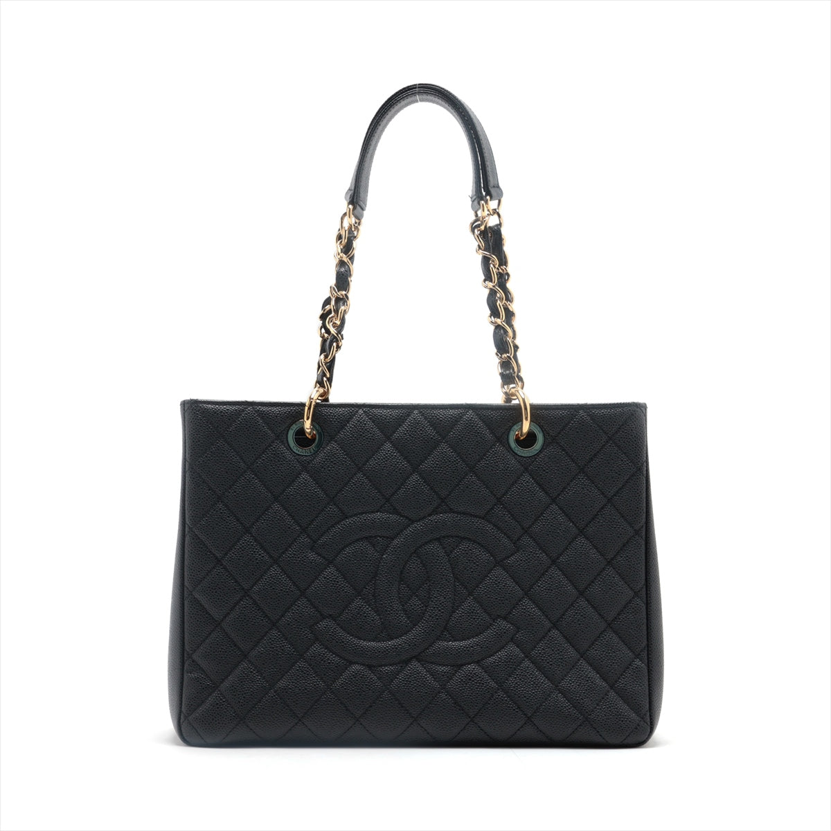 Chanel GST Caviar S Tote Top Bag Black G