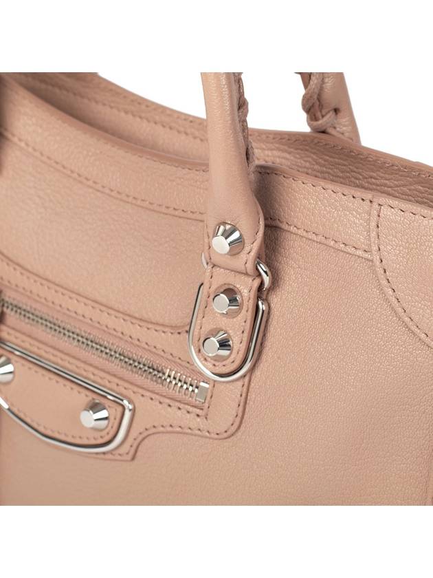 Luxury Balenciaga  Metallic Edge Mini City Tote Bag Pink