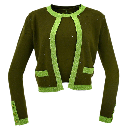 Chanel Fall 1996 top and cardigan set #40