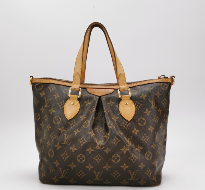 Preloved Louis Vuitton(LV)Palermo Monogram Bag PM Brown 250111781020959
